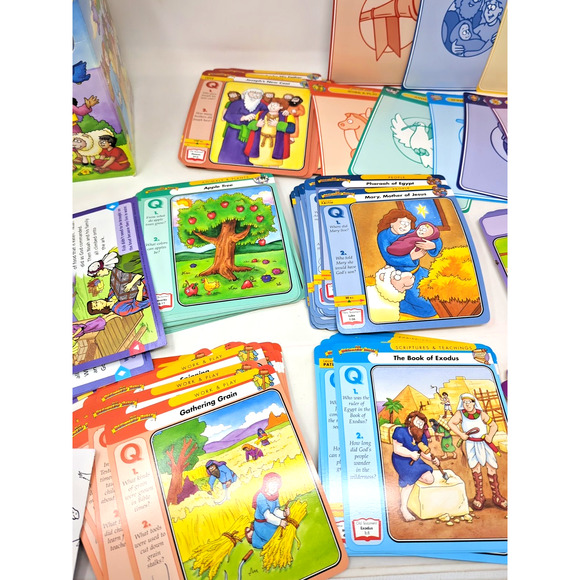 The Beginners Bible Flash Cards Box Set by Grolier - Homeschool - 253 Cards - Picture 3 of 7